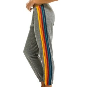 🏄‍♀️⚡️AVIATOR NATION⚡️🏄‍♀️ 5-STRIPE SWEATPANTS- HEATHER GRAY